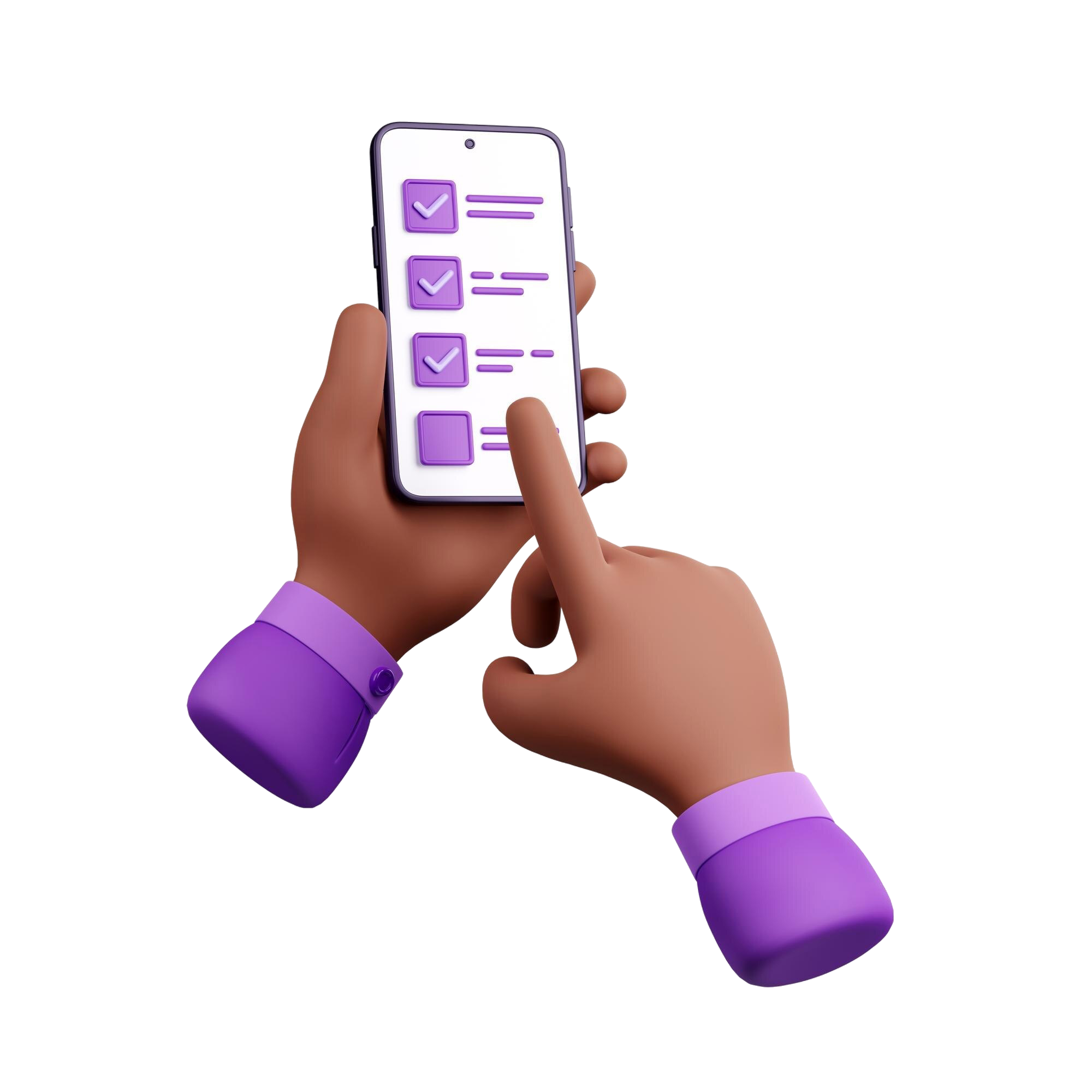 Real-world QR tag usage scenario